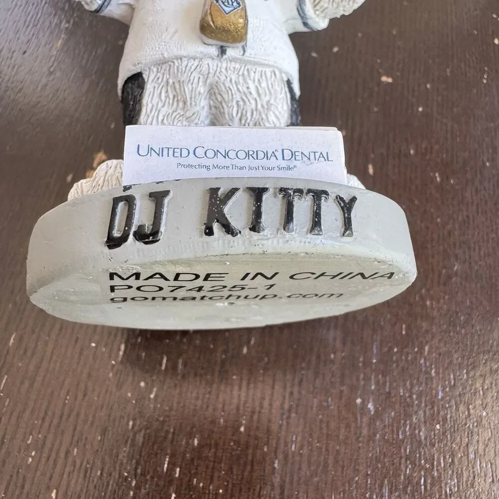 DJ Kitty Toothbrush Holder Tampa Bay Rays Mascot SGA Stadium Giveaway Souvenir
